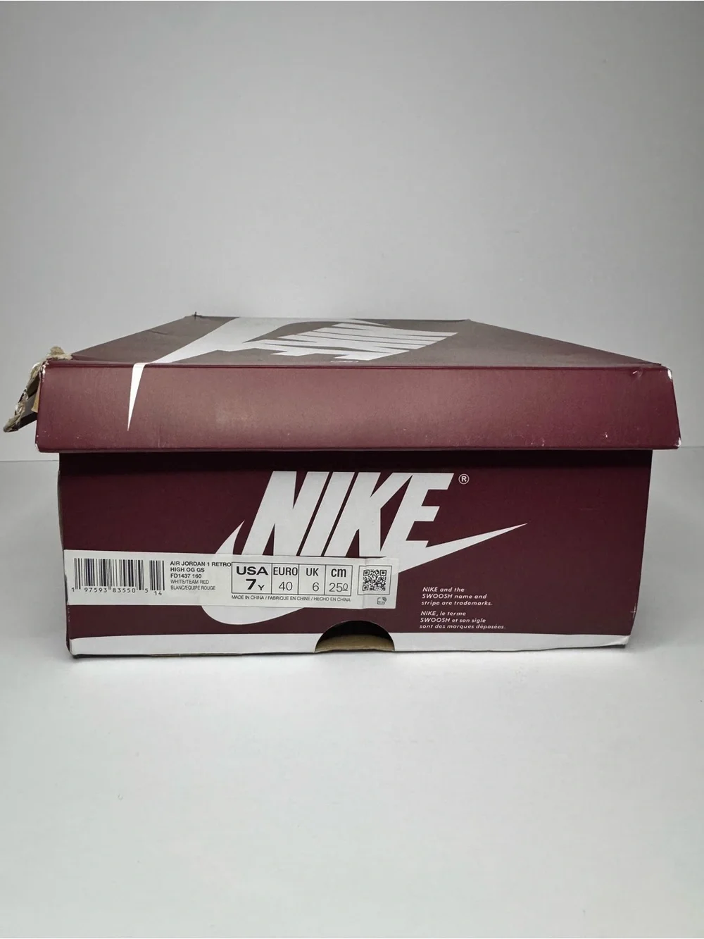 Air Jordan 1 High Retro Size 7 Youth